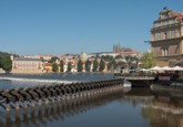 Старый город, набережная с видом на Пражский кремль